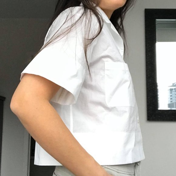ACNE STUDIOS Lelija Pop Crop Shirt - Picture 1 of 3
